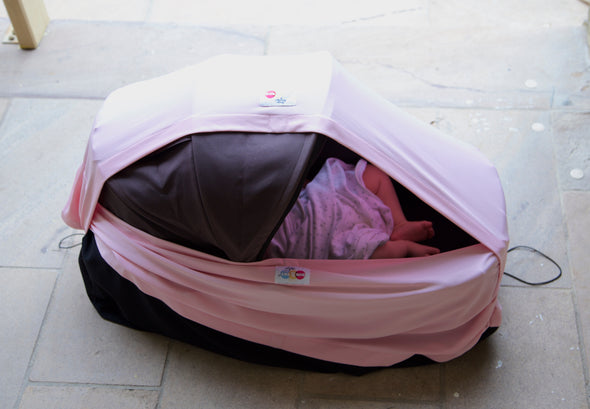 Bub2Tot 8in1 PINK ~ Multifunctional UPF 50+ Pram Shade