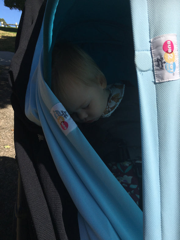 Bub2Tot 8in1 BLUE ~ Multifunctional UPF 50+ Pram Shade