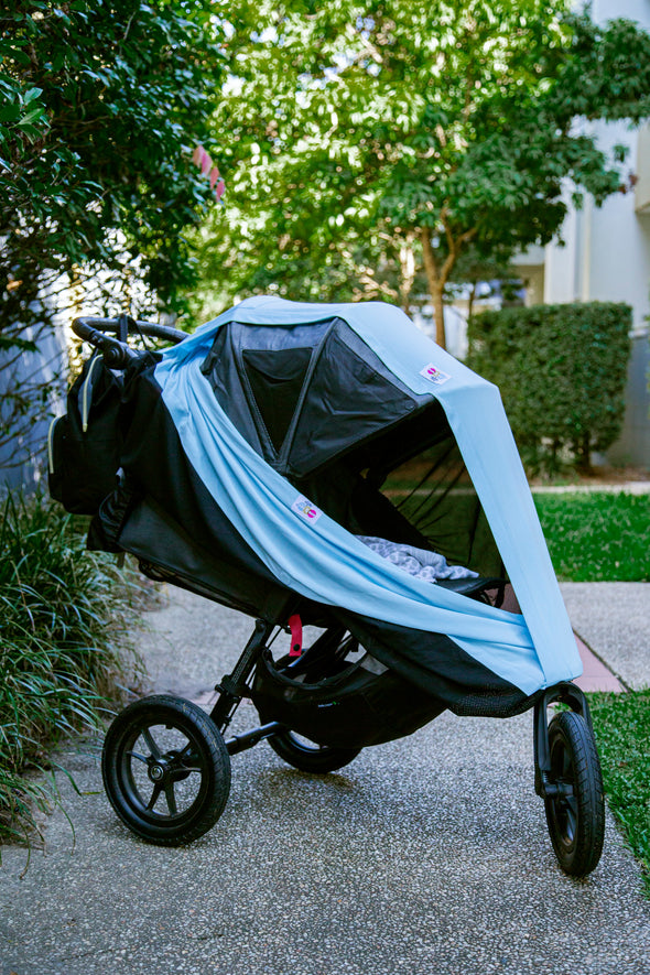 Bub2Tot 8in1 BLUE ~ Multifunctional UPF 50+ Pram Shade