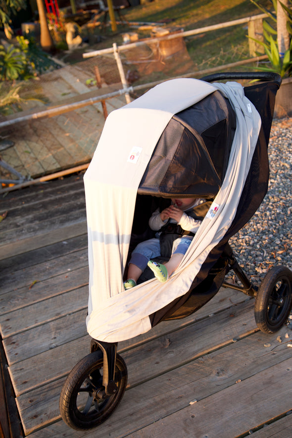 Bub2Tot 8in1 GREY~ Multifunctional UPF 50+ Pram Shade