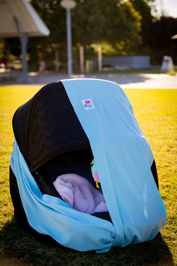 Bub2Tot 8in1 BLUE ~ Multifunctional UPF 50+ Pram Shade