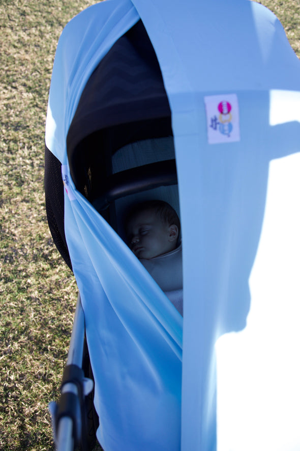 Bub2Tot 8in1 BLUE ~ Multifunctional UPF 50+ Pram Shade
